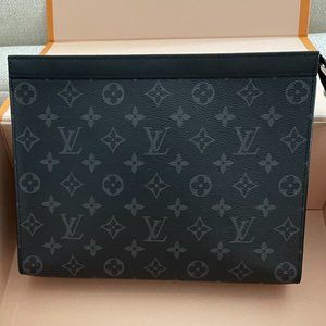Louis Vuitton Monogram Eclipse Pochette Voyage MM